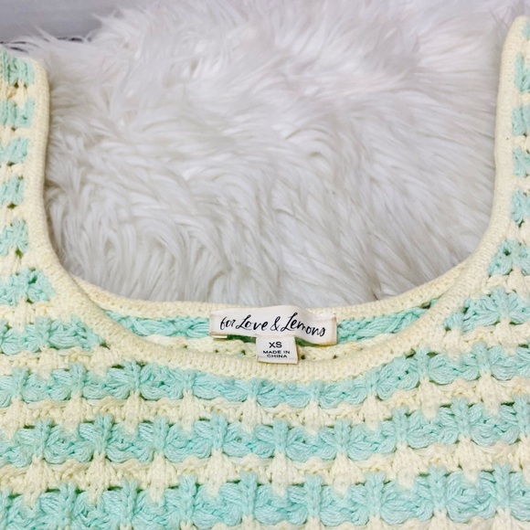 For Love and Lemons Knit Crop Top - Picture 5 of 6